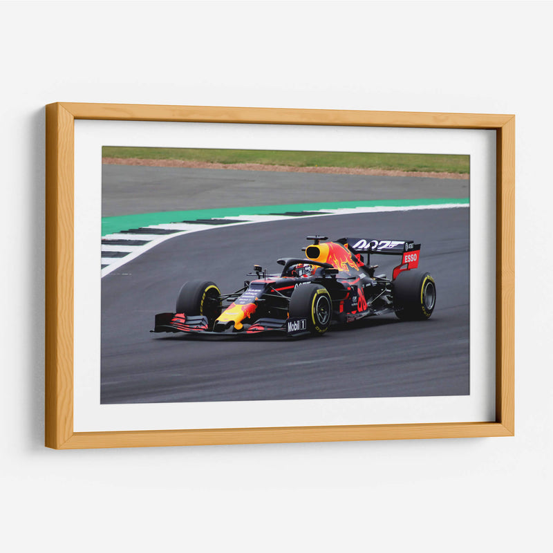 Max Verstappen rojo | Cuadro decorativo de Canvas Lab