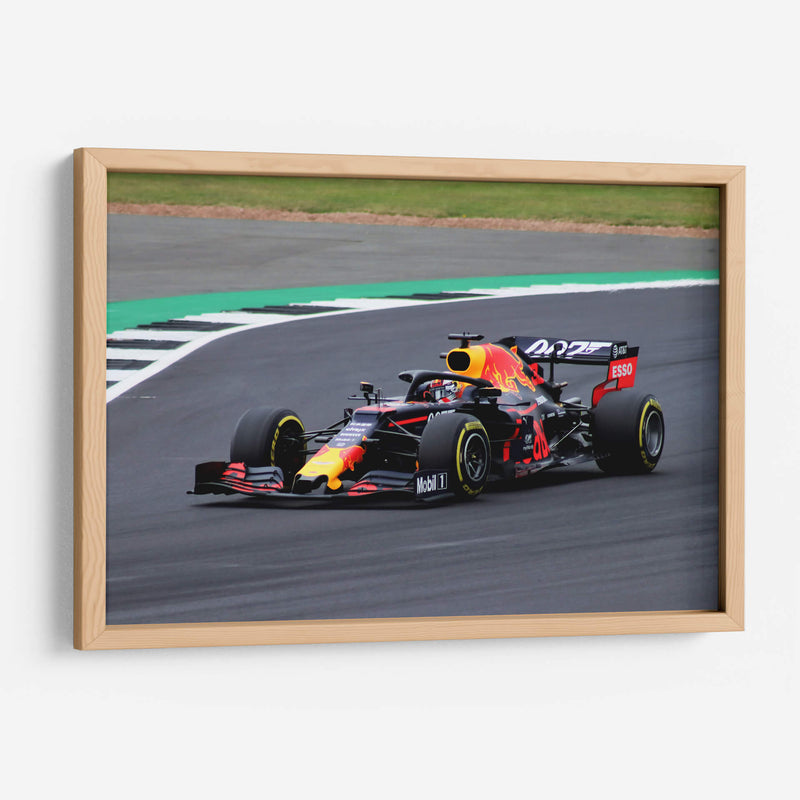 Max Verstappen rojo | Cuadro decorativo de Canvas Lab