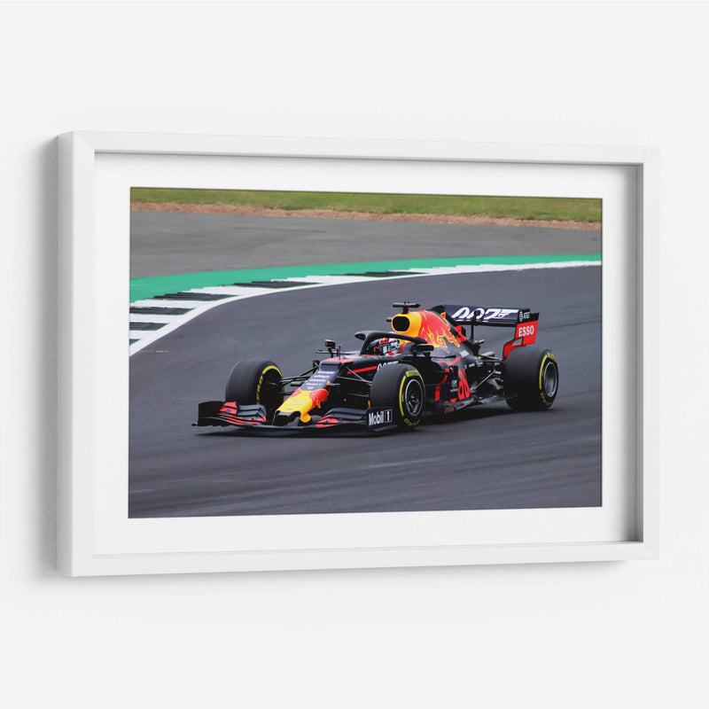 Max Verstappen rojo | Cuadro decorativo de Canvas Lab