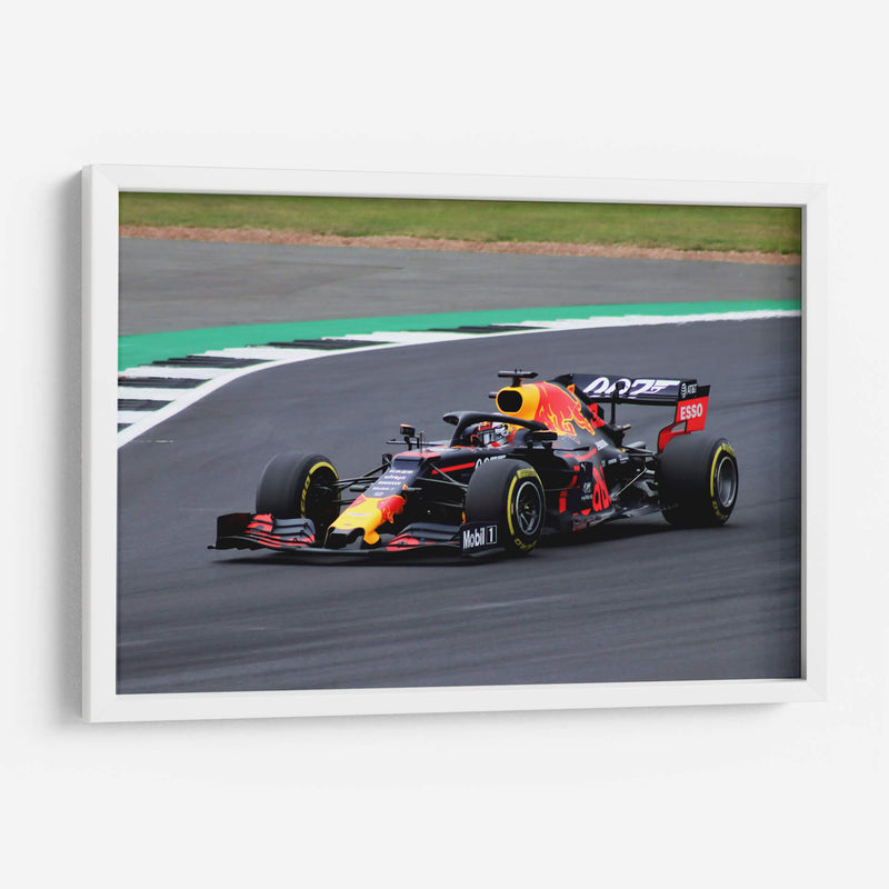 Max Verstappen rojo | Cuadro decorativo de Canvas Lab