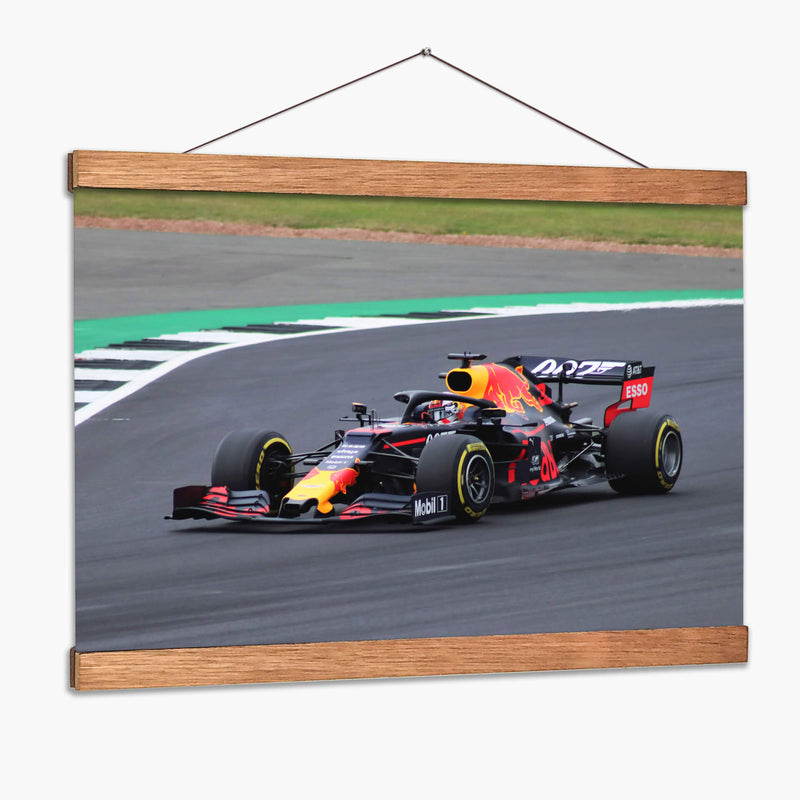 Max Verstappen rojo | Cuadro decorativo de Canvas Lab