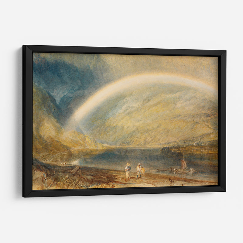 Arco iris: una vista del Rin desde el viñedo Dunkholder, de Ostersprey y Feltzen debajo de Bosnart - Joseph Mallord William Turner | Cuadro decorativo de Canvas Lab
