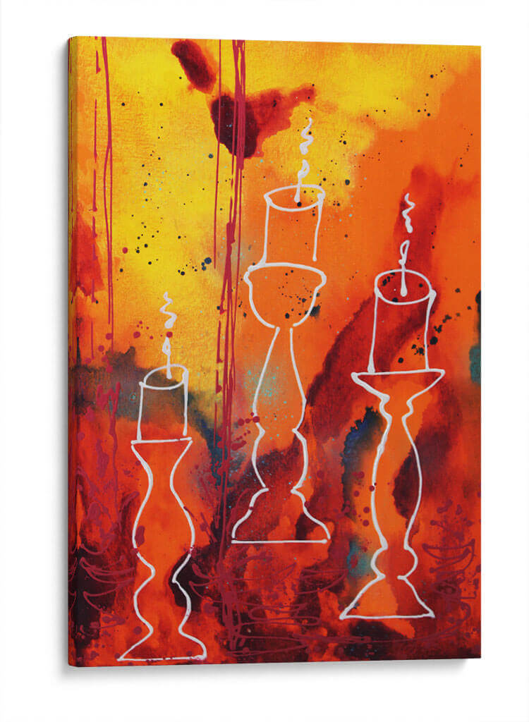 4.3 /15 Los candiles - Alba Derbez | Cuadro decorativo de Canvas Lab