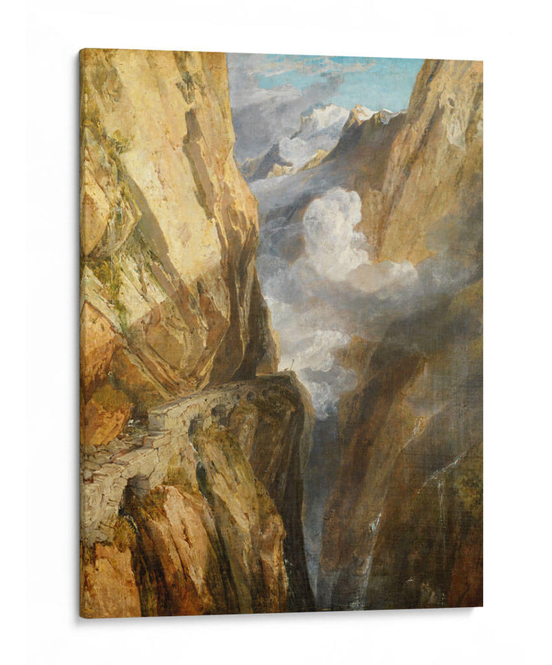 El paso de San Gotardo, Suiza - Joseph Mallord William Turner | Cuadro decorativo de Canvas Lab