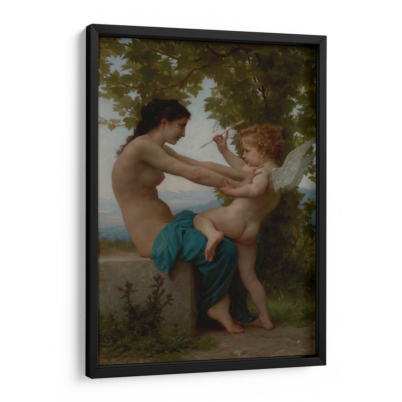 Joven defendiéndose de Eros - William-Adolphe Bouguereau | Cuadro decorativo de Canvas Lab