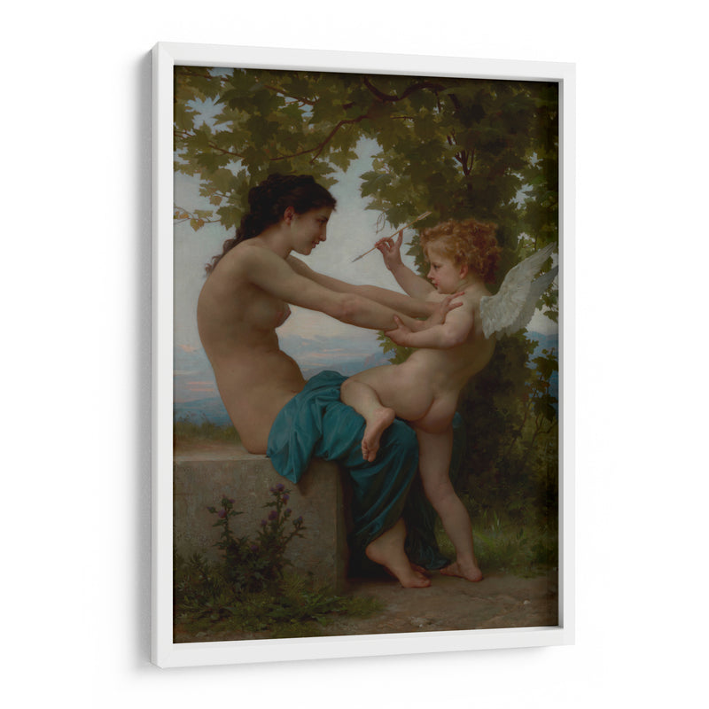 Joven defendiéndose de Eros - William-Adolphe Bouguereau | Cuadro decorativo de Canvas Lab