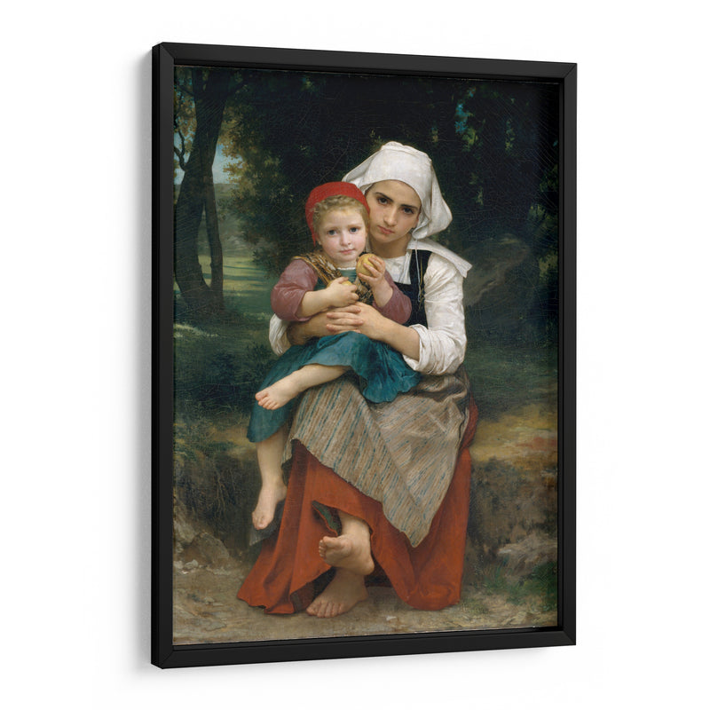 Hermano y hermana bretón - William-Adolphe Bouguereau | Cuadro decorativo de Canvas Lab