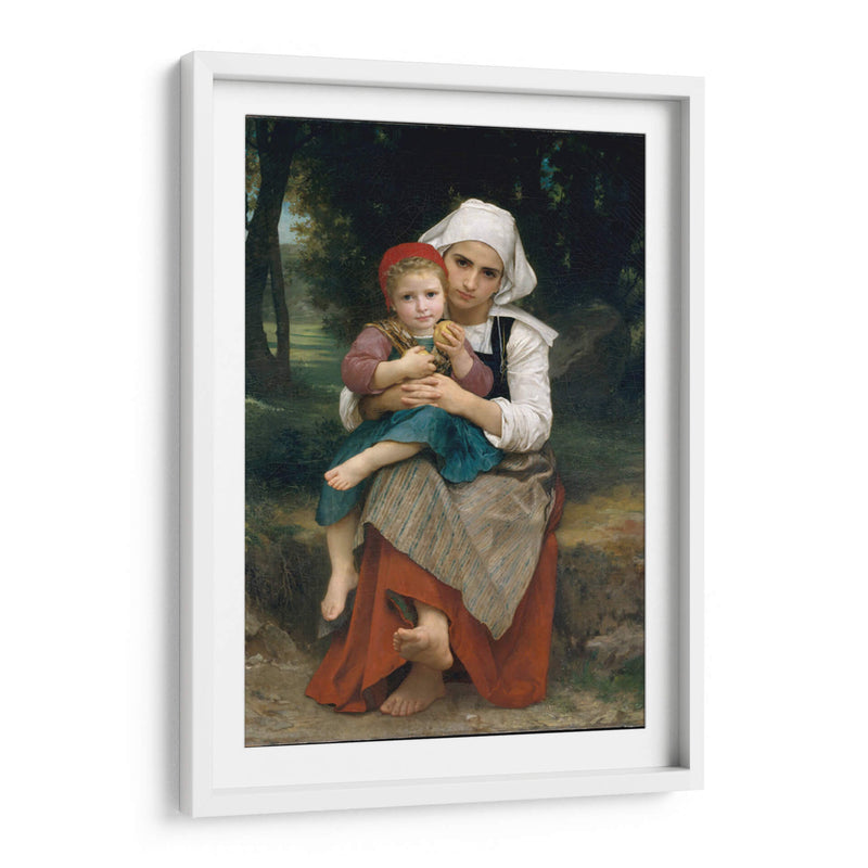 Hermano y hermana bretón - William-Adolphe Bouguereau | Cuadro decorativo de Canvas Lab