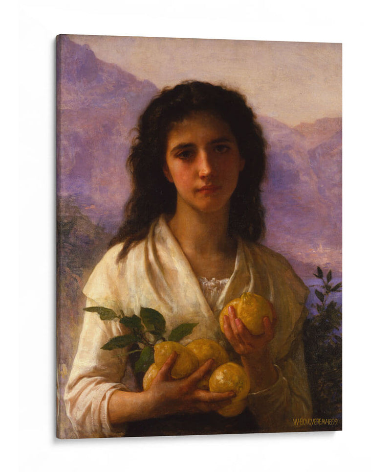 Chica con limones - William-Adolphe Bouguereau | Cuadro decorativo de Canvas Lab