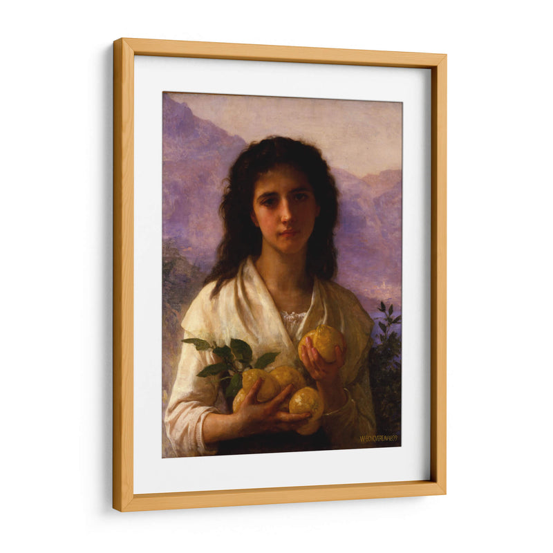 Chica con limones - William-Adolphe Bouguereau | Cuadro decorativo de Canvas Lab