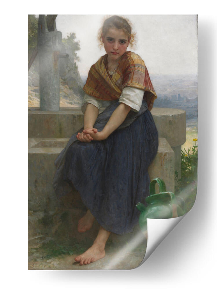 El cántaro roto - William-Adolphe Bouguereau | Cuadro decorativo de Canvas Lab