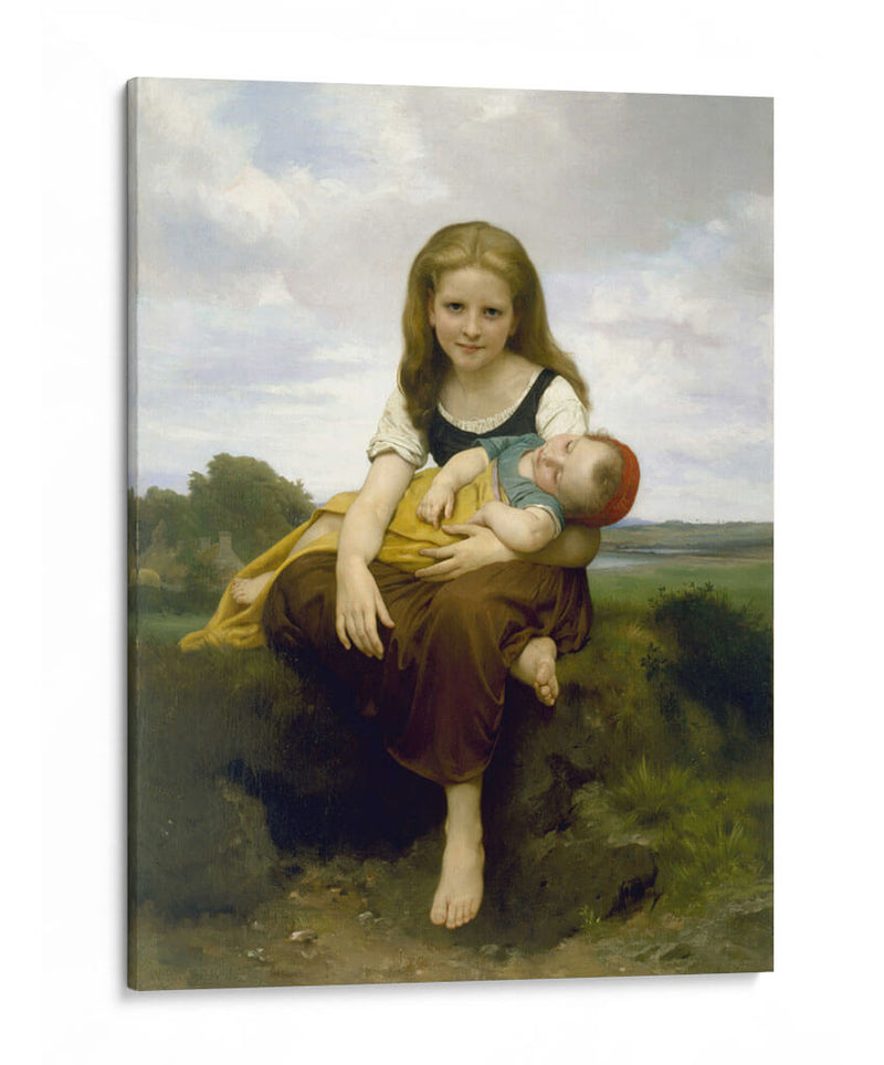 La hermana mayor - William-Adolphe Bouguereau | Cuadro decorativo de Canvas Lab