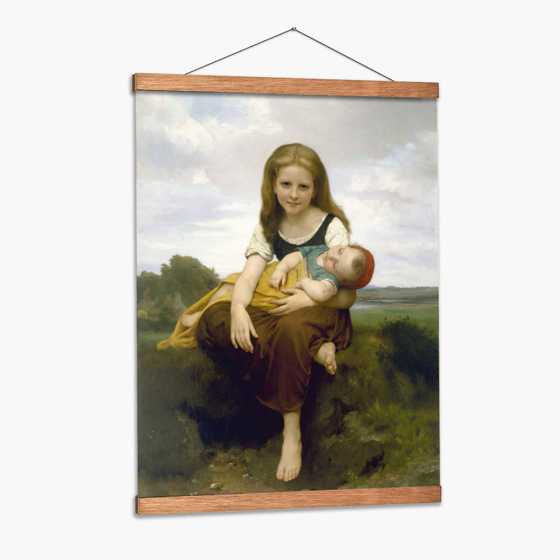 La hermana mayor - William-Adolphe Bouguereau | Cuadro decorativo de Canvas Lab