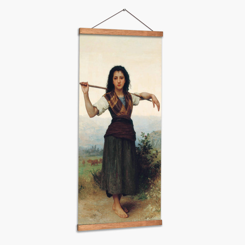 La pastora - William-Adolphe Bouguereau | Cuadro decorativo de Canvas Lab