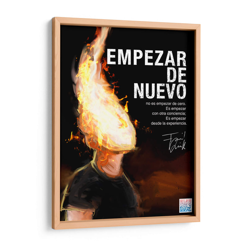 Empezar de nuevo 30-40 - Farid Dieck | Cuadro decorativo de Canvas Lab