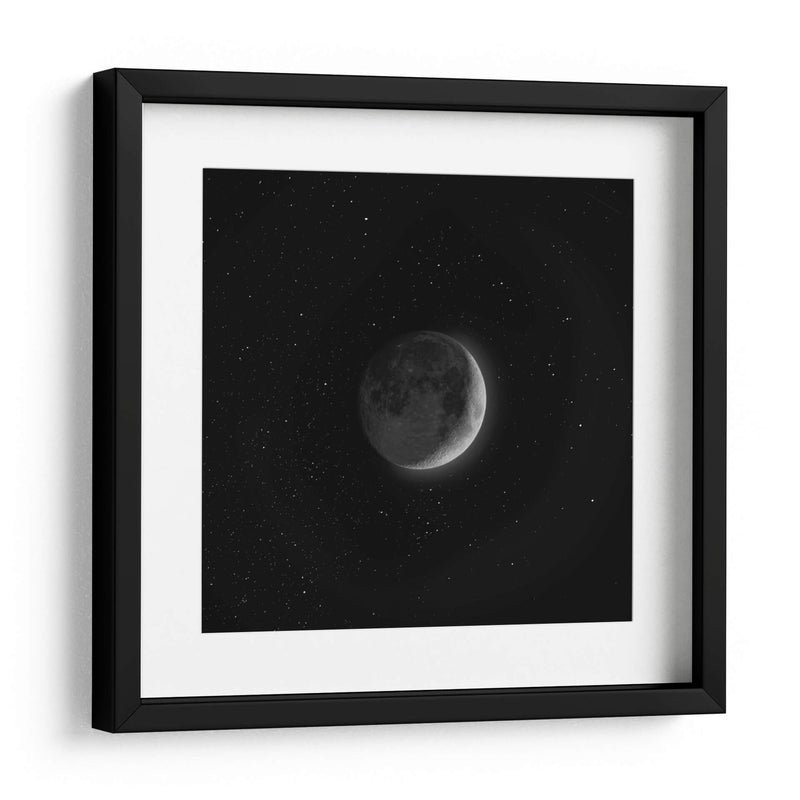 Luna Creciente y Estrellas - Enrique Estrada | Cuadro decorativo de Canvas Lab