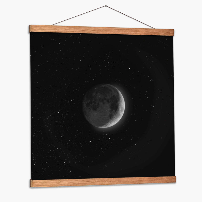 Luna Creciente y Estrellas - Enrique Estrada | Cuadro decorativo de Canvas Lab