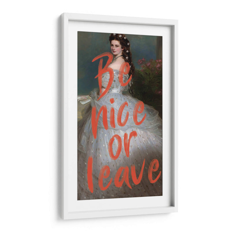 be nice or leave - Nayeli Cabrera | Cuadro decorativo de Canvas Lab