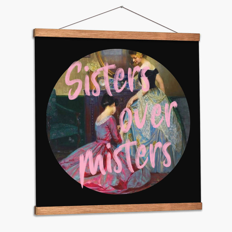 sisters - Nayeli Cabrera | Cuadro decorativo de Canvas Lab
