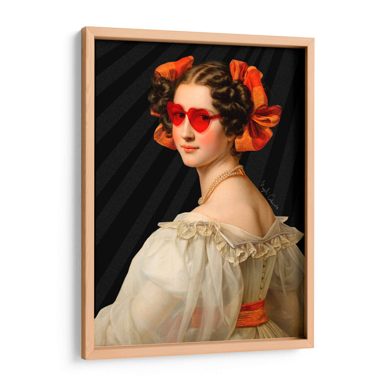 lentes rojos - Nayeli Cabrera | Cuadro decorativo de Canvas Lab