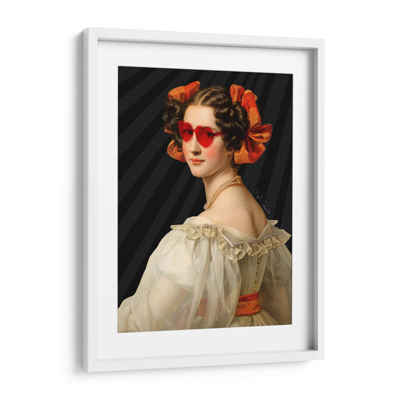 lentes rojos - Nayeli Cabrera | Cuadro decorativo de Canvas Lab
