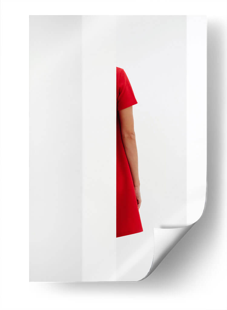 Un vistazo al vestido rojo | Cuadro decorativo de Canvas Lab