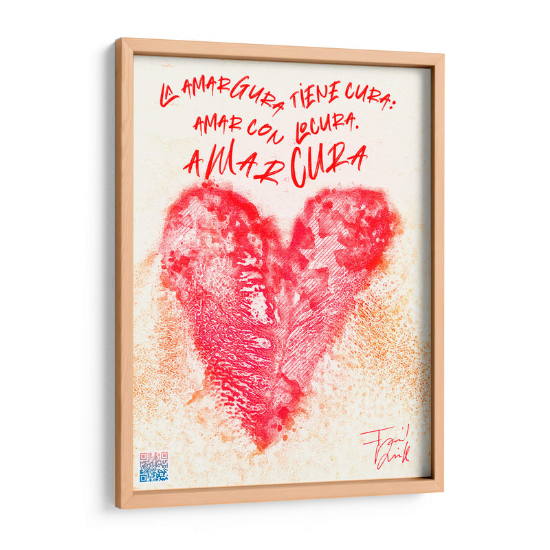 Amar Cura 30-40 - Farid Dieck | Cuadro decorativo de Canvas Lab