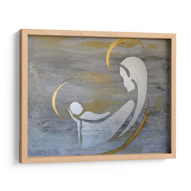 Virgen y bebé - Alba Derbez | Cuadro decorativo de Canvas Lab