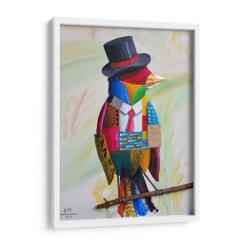 Monsieur Pájaro - Rodríguez Marconi | Cuadro decorativo de Canvas Lab