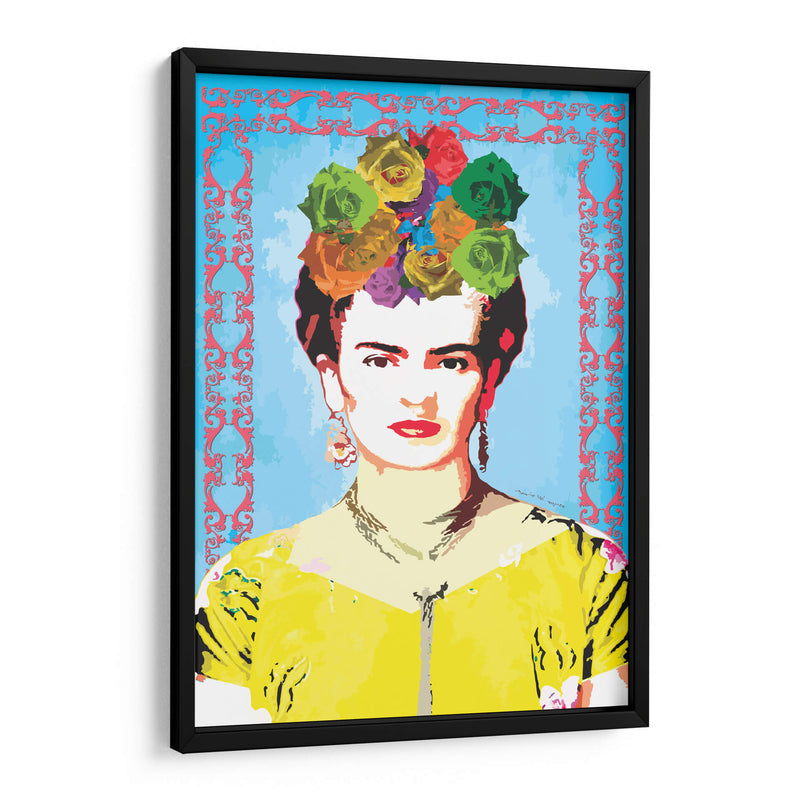 Frida Kahlo con Marco Rosa - Mario Velazquez | Cuadro decorativo de Canvas Lab
