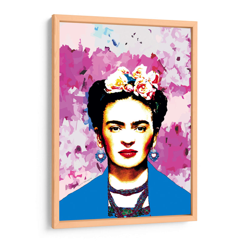 Frida Kahlo con Rebozo Aul - Mario Velazquez | Cuadro decorativo de Canvas Lab