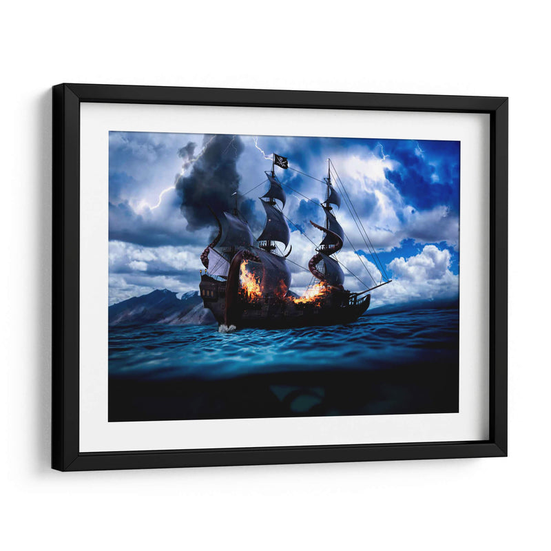 Barco Pirata - Charl Deep | Cuadro decorativo de Canvas Lab