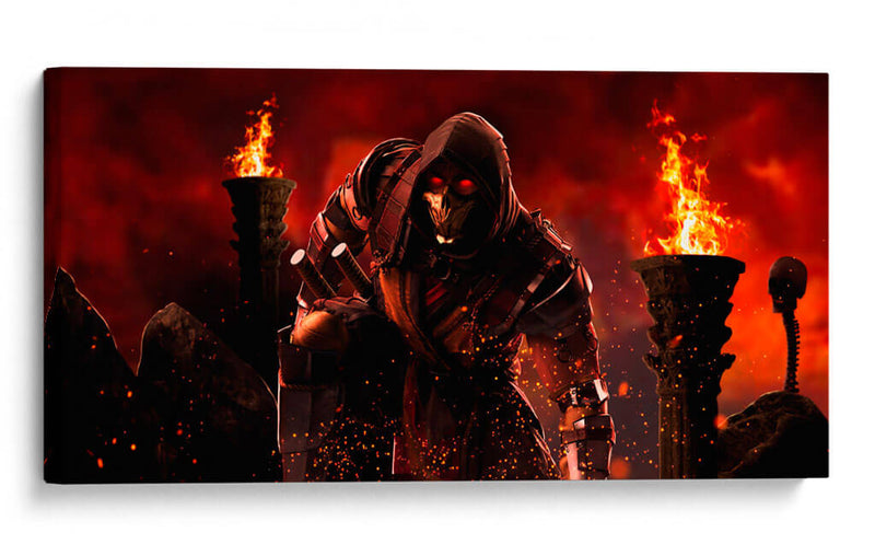 Scorpion Mortal Kombat - Charl Deep | Cuadro decorativo de Canvas Lab