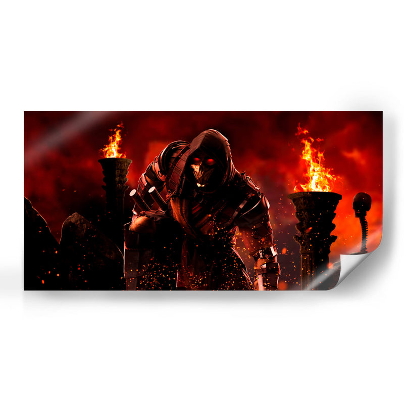 Scorpion Mortal Kombat - Charl Deep | Cuadro decorativo de Canvas Lab