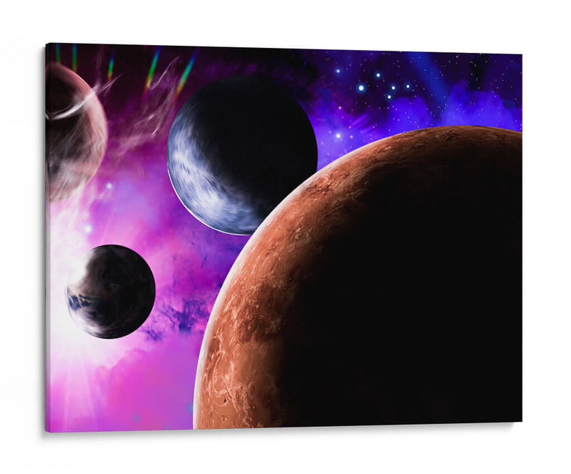 Colisión Planetaria - Charl Deep | Cuadro decorativo de Canvas Lab