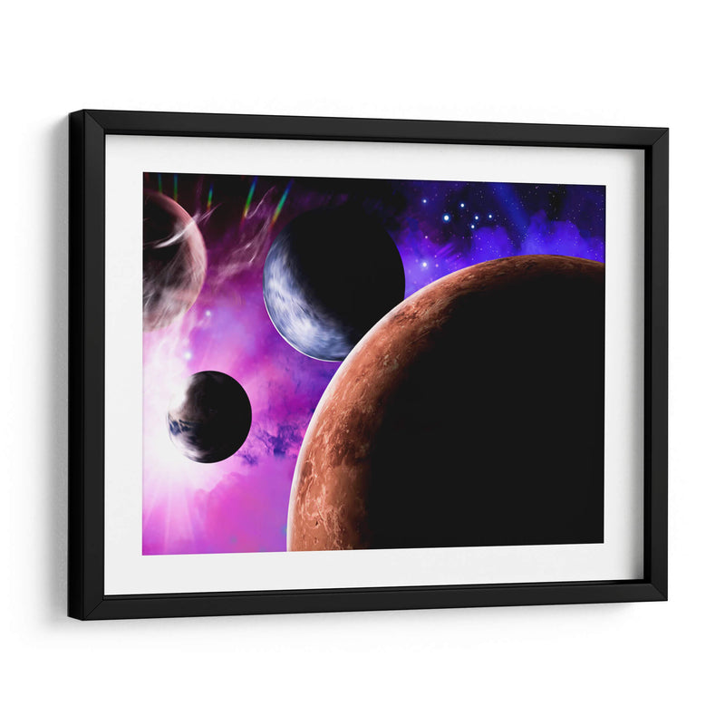 Colisión Planetaria - Charl Deep | Cuadro decorativo de Canvas Lab