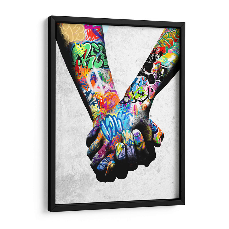 Graffiti Unity - David Aste | Cuadro decorativo de Canvas Lab
