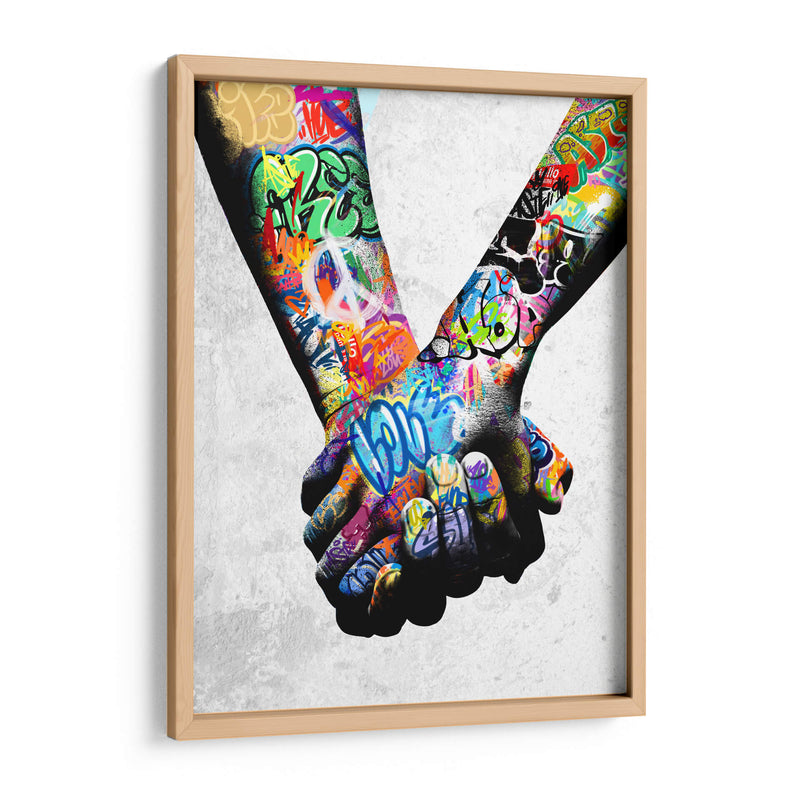 Graffiti Unity - David Aste | Cuadro decorativo de Canvas Lab