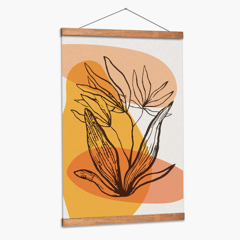 Yellow Flowers 01 - Grau Project | Cuadro decorativo de Canvas Lab