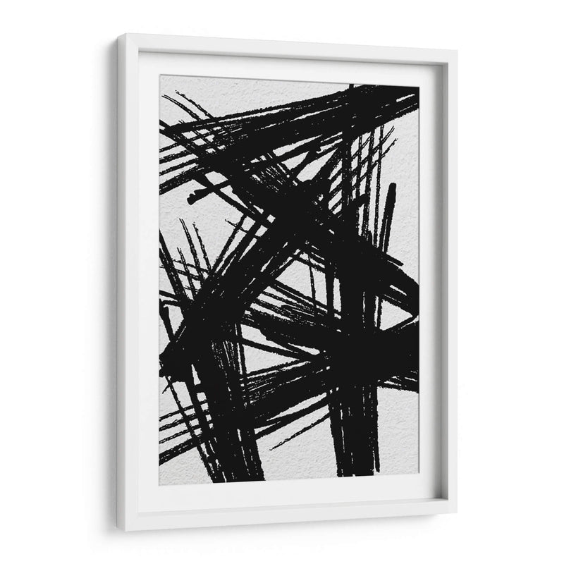 Marker Lines - Grau Project | Cuadro decorativo de Canvas Lab