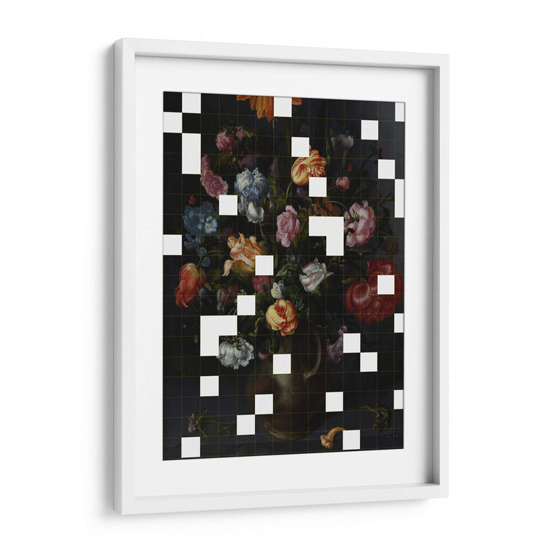 Rompecabezas de flores - Nayeli Cabrera | Cuadro decorativo de Canvas Lab