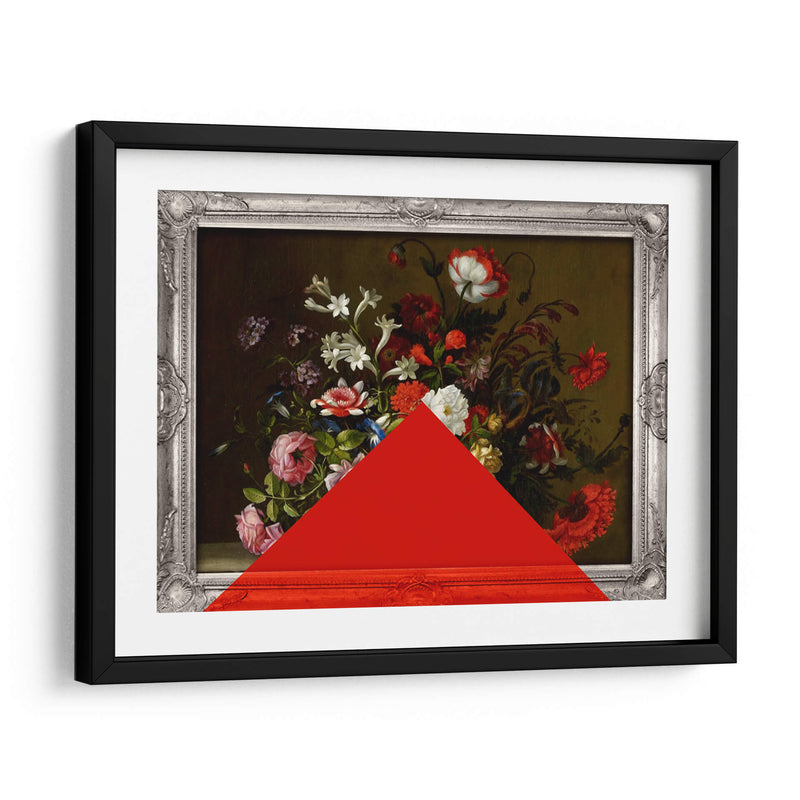 triángulo y flores - Nayeli Cabrera | Cuadro decorativo de Canvas Lab