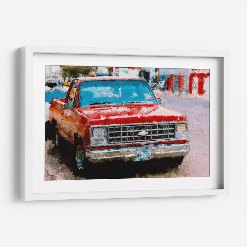 Chevy al óleo  - KevOlveRod | Cuadro decorativo de Canvas Lab