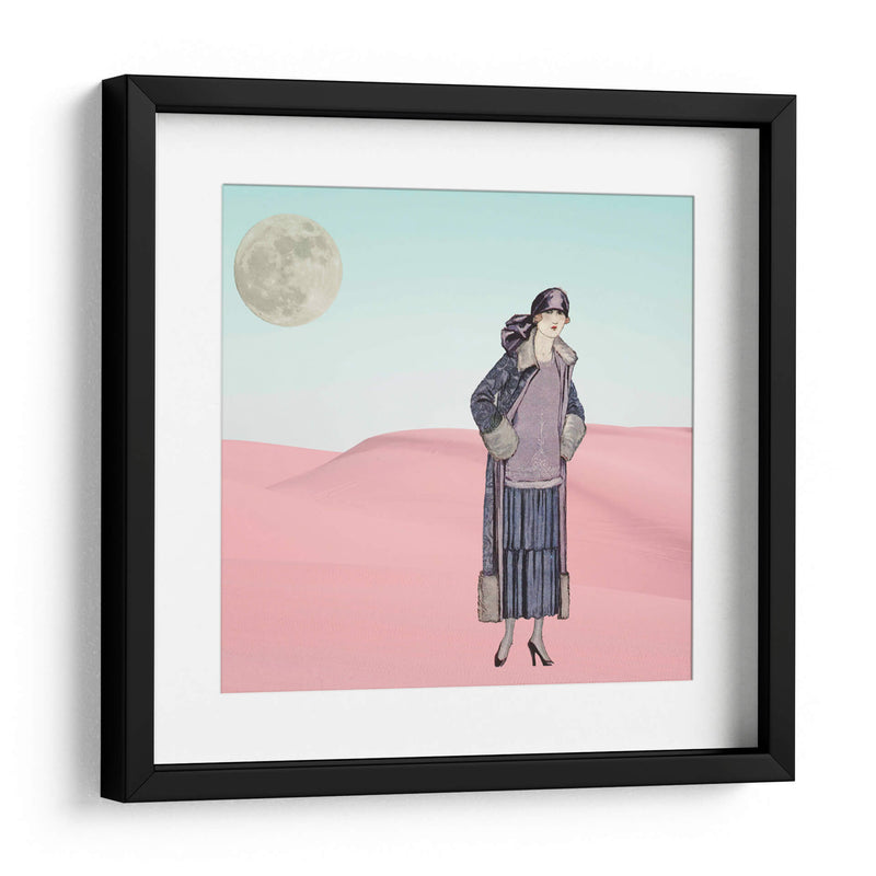 Mujer en el desierto - Danilo Guio R. | Cuadro decorativo de Canvas Lab
