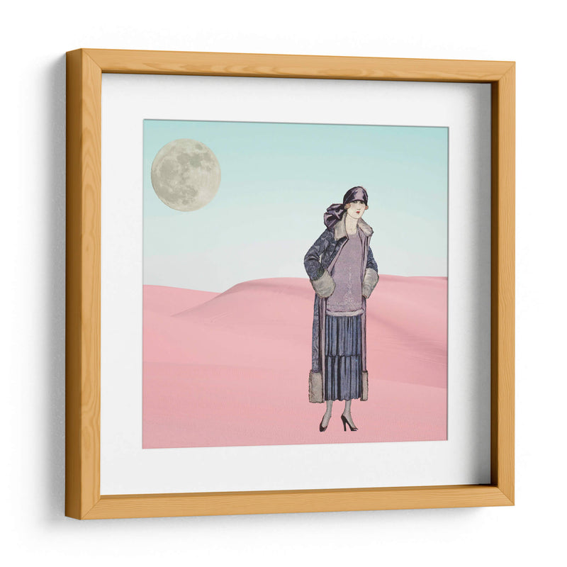 Mujer en el desierto - Danilo Guio R. | Cuadro decorativo de Canvas Lab