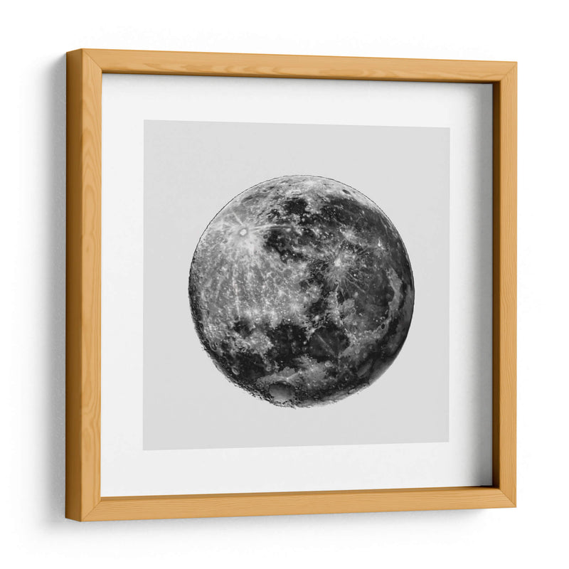 Luna en fondo blanco - SoupierVaro | Cuadro decorativo de Canvas Lab
