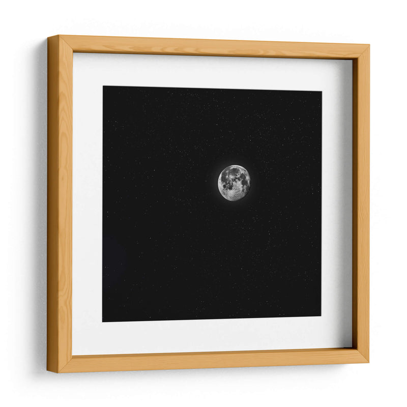 Luna sobre cielo estrellado - SoupierVaro | Cuadro decorativo de Canvas Lab