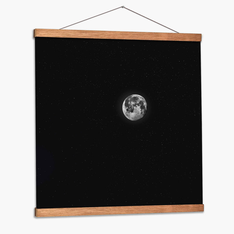 Luna sobre cielo estrellado - SoupierVaro | Cuadro decorativo de Canvas Lab