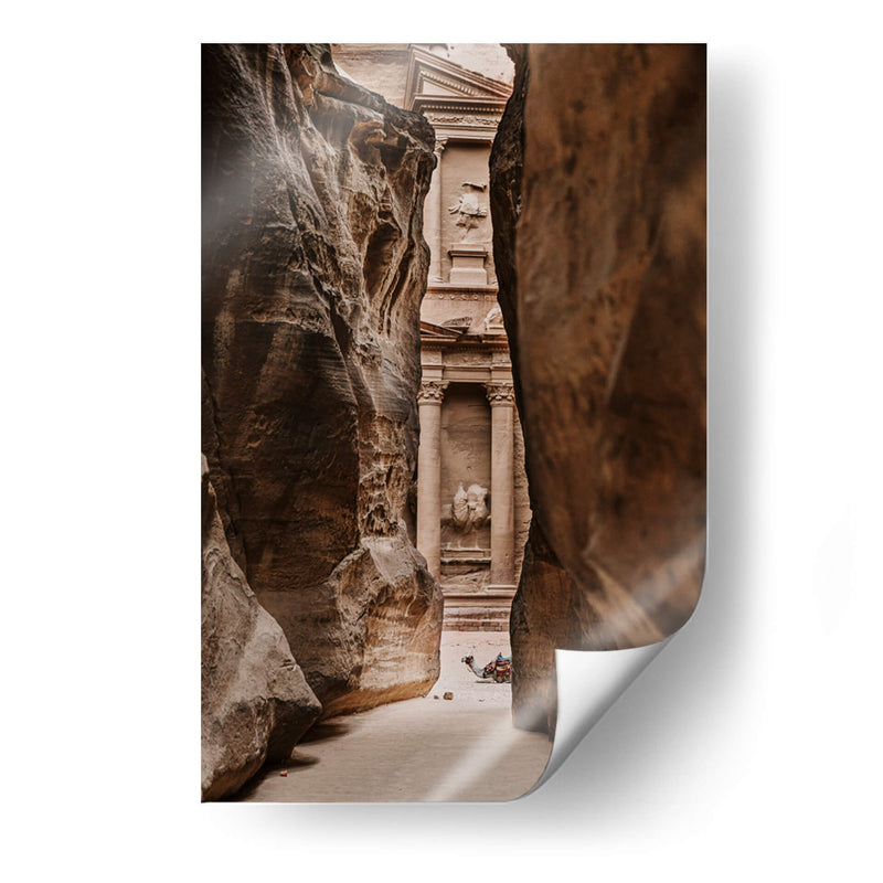 The Siq, Petra, Jordania  - Emmanuel Ramírez | Cuadro decorativo de Canvas Lab