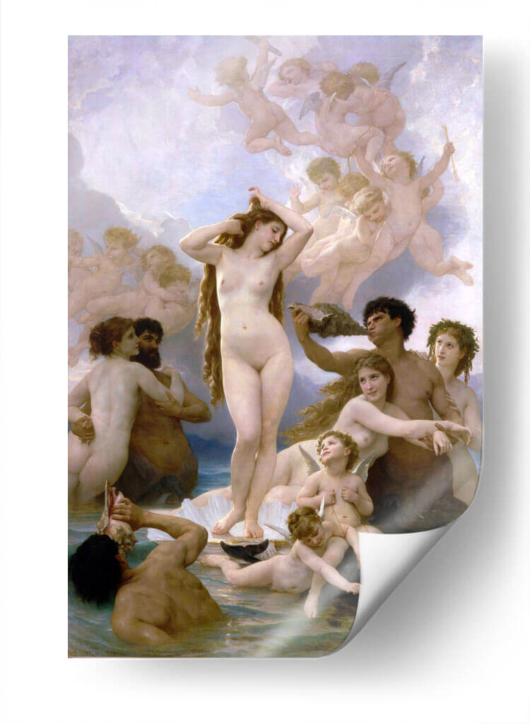 El nacimiento de Venus - William-Adolphe Bouguereau | Cuadro decorativo de Canvas Lab